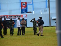 Danrem 064/MY Sambut Presiden RI di Kabupaten Lebak