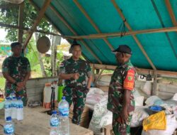 Dandim 1710/Mimika Dampingi Danrem 174/ATW Tinjau Lahan Kebun Pisang dan Sayur