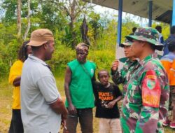 Babinsa Koramil Agimuga Jalin Silaturahmi dengan Warga Binaan