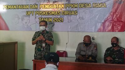 Pemantauan dan Penguatan Desa Siaga PKM Ciruas 2021