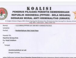 Koalisi GMAKS Bela Negara Layangkan Pemberitahuan UNRAS