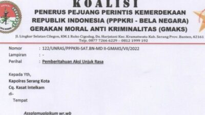 Koalisi GMAKS Bela Negara Layangkan Pemberitahuan UNRAS