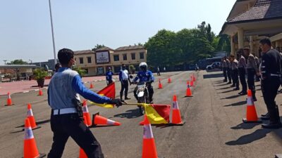 Polda Banten Latih Safety Riding Rutin untuk Tim Satgas Raicet