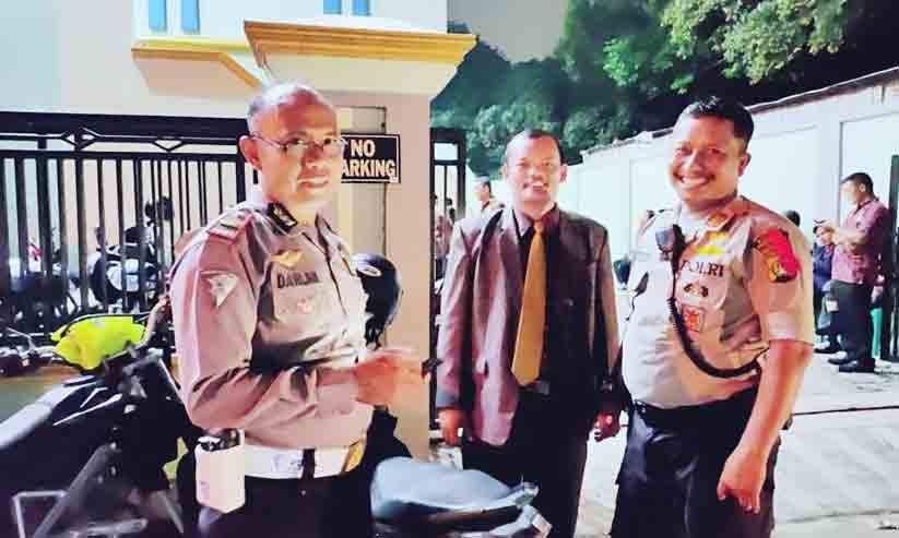 Wakapolsek Pancoran Mas AKP Sutrisno Amankan Malam Natal