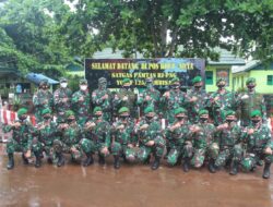 Kakesdam XVII/Cenderawasih Kunjungi Pos Kout Satgas Pamtas Yonif 125/Simbisa