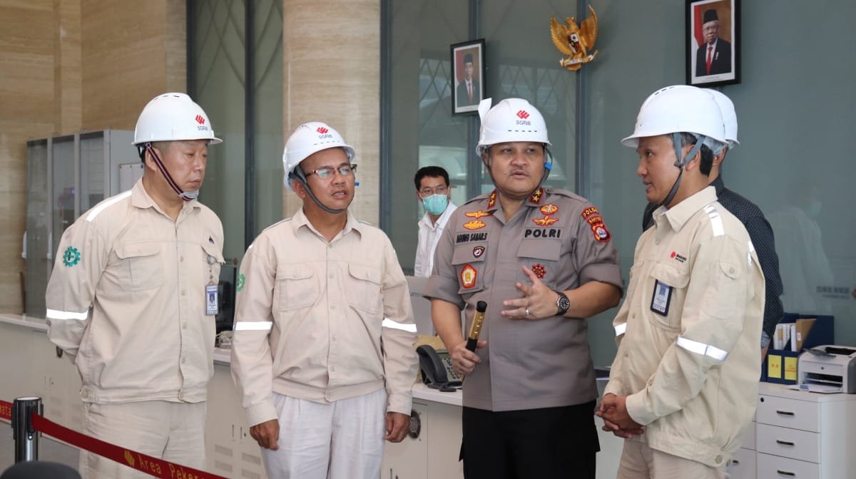 Kapolda Banten Tinjau Keamanan Obvitnas di PLTU Jawa 7