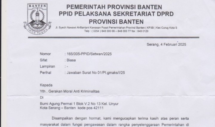 GMAKS Siap Gelar Aksi Massal karena Tak Puas Jawaban PPID DPRD Banten