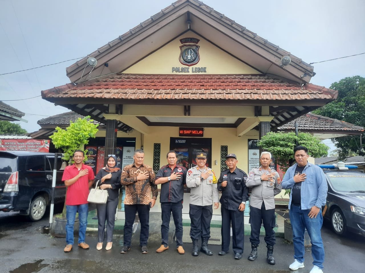 LIPBB MIGAS Banten Kawal Polsek Legok Berantas Berita Palsu