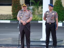 Kapolda Banten Pimpin Apel Pagi Tekankan Pentingnya Jaga Kamtibmas