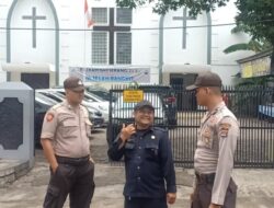 Sabhara Polres Serang Kota Amankan Gereja dengan Giat Pengamanan