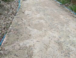 Kualitas Jalan Rabat Beton di Desa Ogan Campang Diragukan