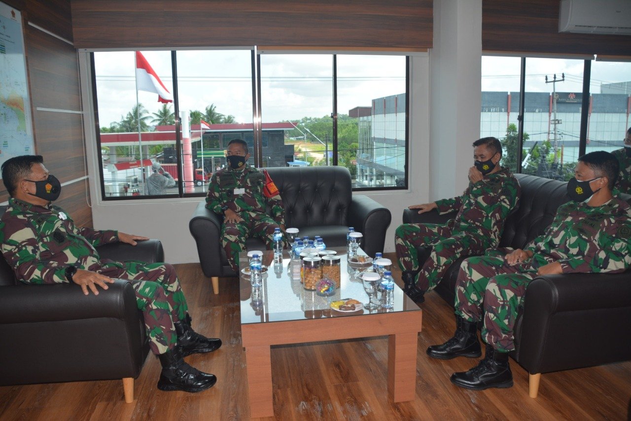 Pangkogabwilhan I Terima Kunjungan Pangdam I Bukit Barisan