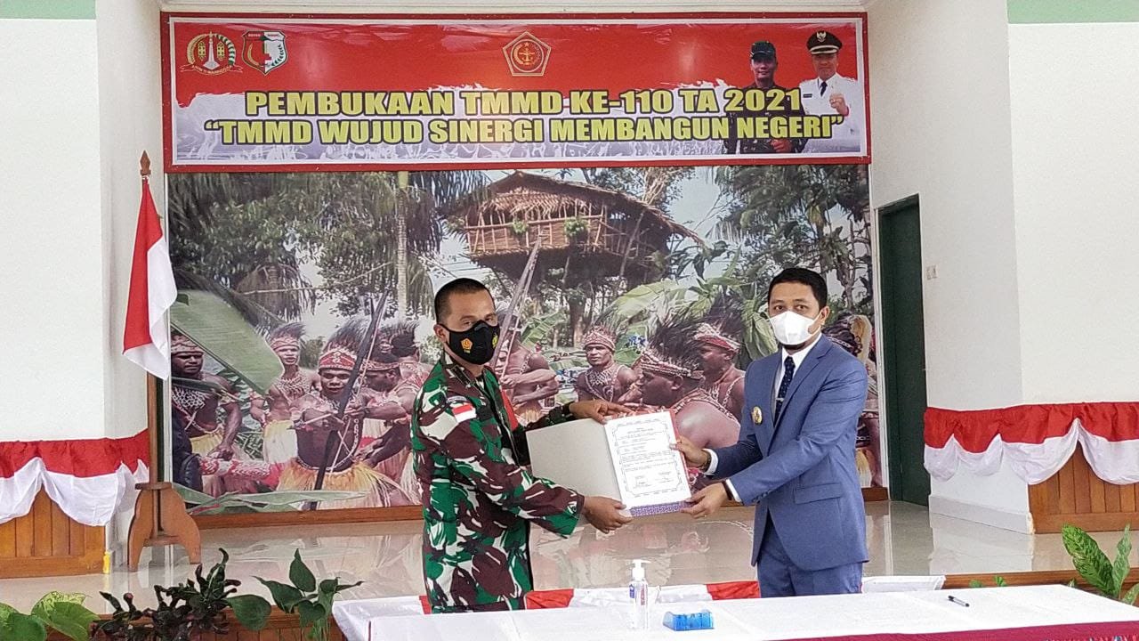 TMMD Ke-110 Kodam Cenderawasih Targetkan 10 Rumah dan 1 Barak