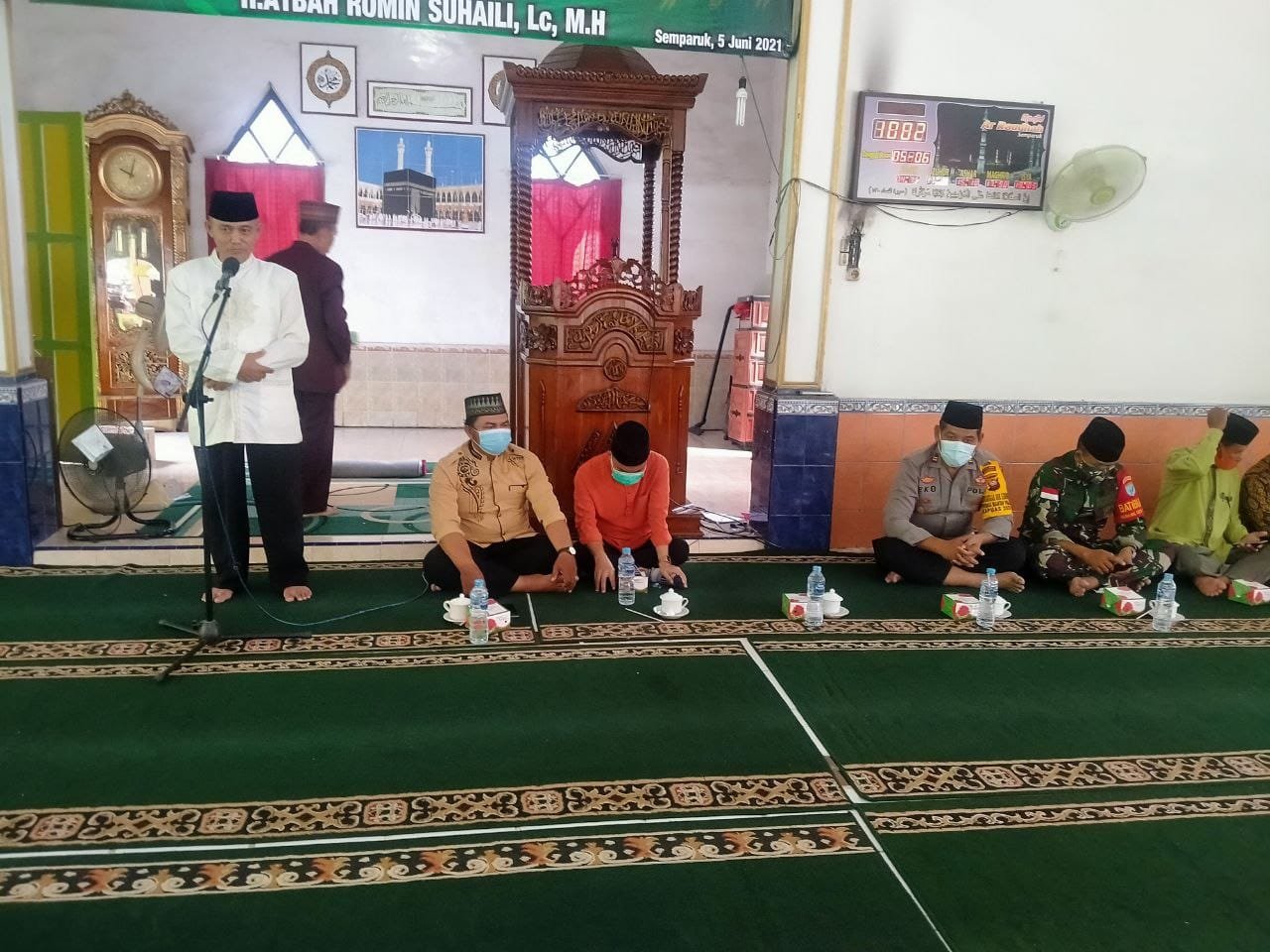 Danramil 05/Pemangkat Hadiri Launching MTQ Kecamatan