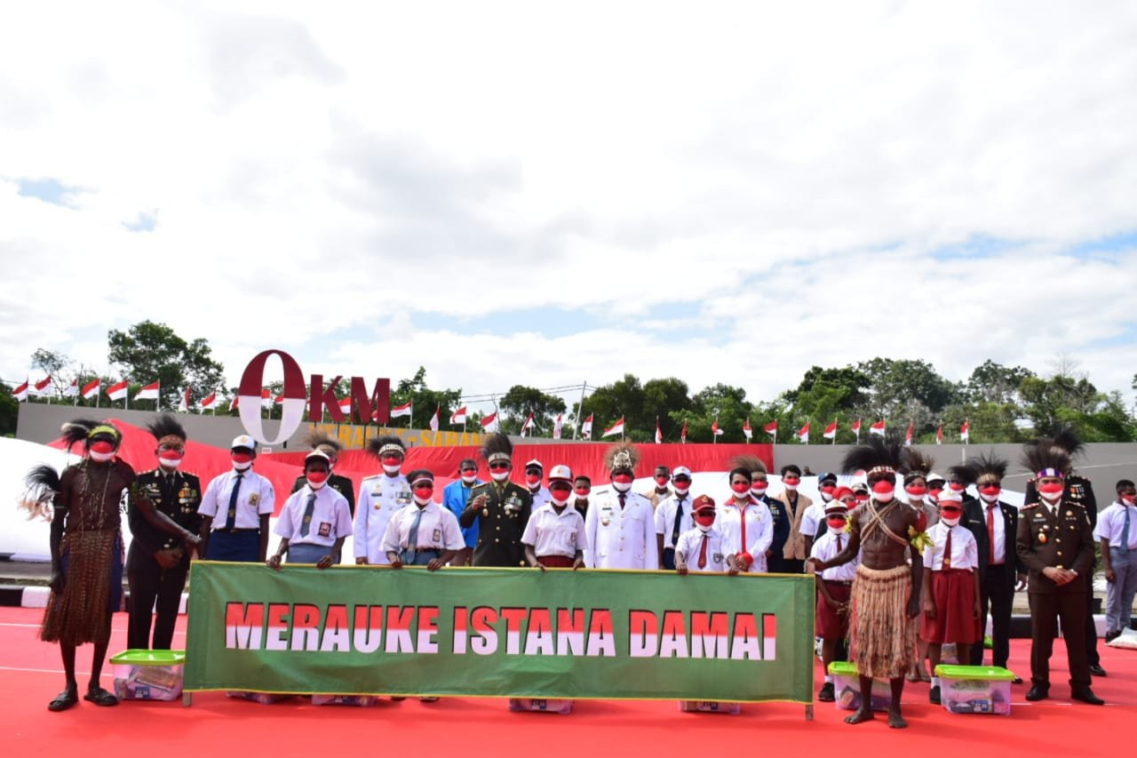 Presiden Sapa Warga Merauke lewat Konferensi Video