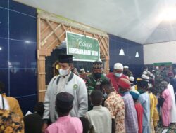 TNI Satgas Bersama Organisasi Islam Santuni Anak Yatim Piatu