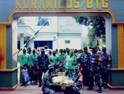 Ibu-Ibu Persit Kartika Candra Kirana Ranting 05/BTG Hadir di Perayaan Hari Bhayangkara ke-74