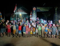 Yonif 125 dan MJC Bagikan Bingkisan serta Pakaian untuk Anak Kampung Kondo