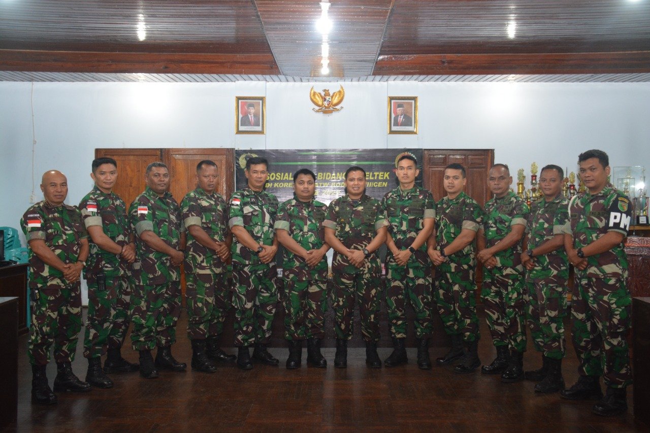 Prajurit Korem 174/ATW Merauke Ikuti Sosialisasi Intel TNI AD 2022