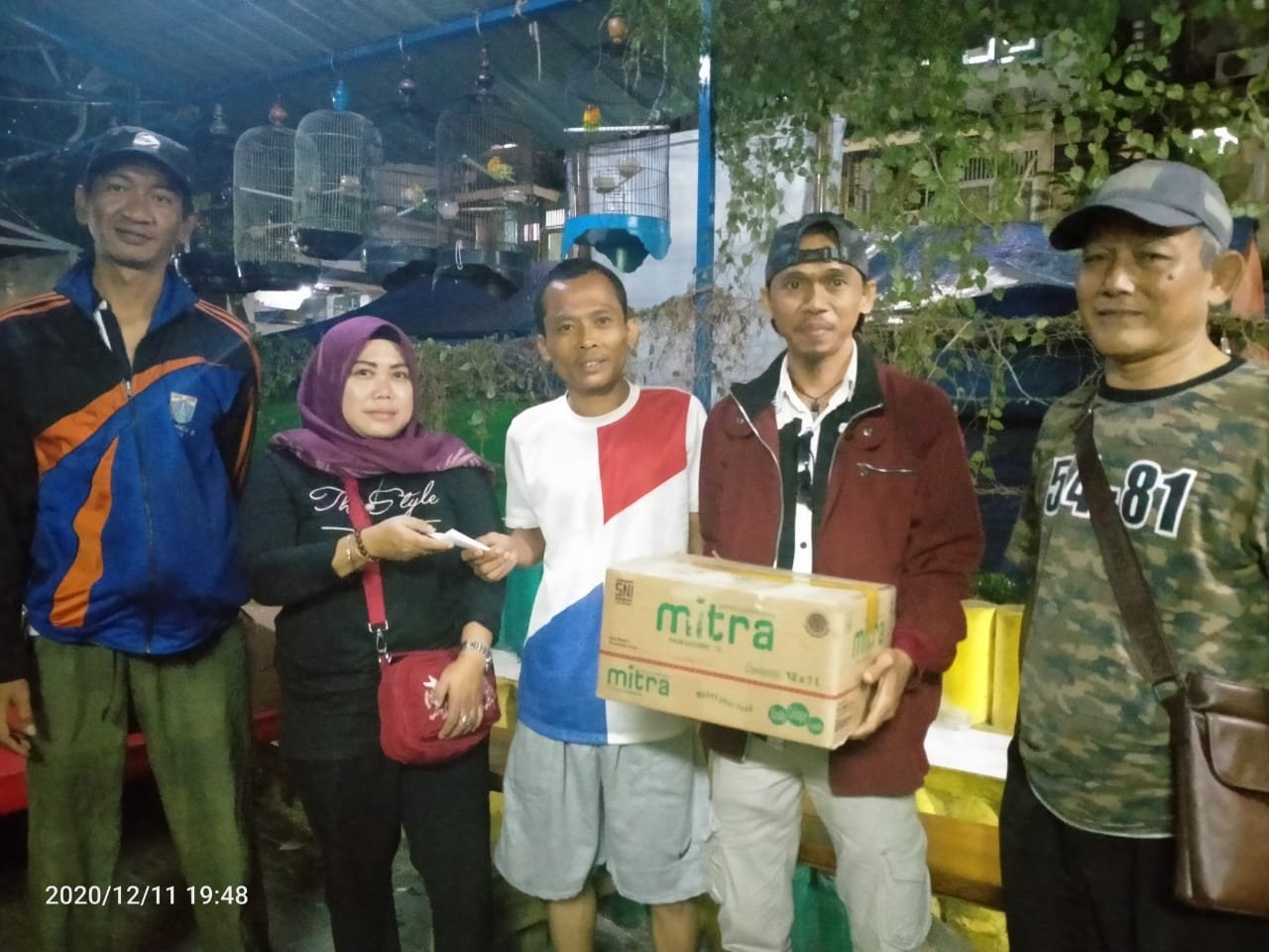 LMP Perjuangan Jakbar Salurkan Donasi untuk Korban Kebakaran Angke