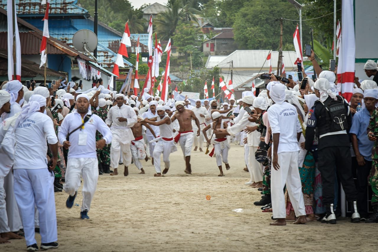 Danlantamal IX Hadiri Festival Cakalele 2022 di Ambon