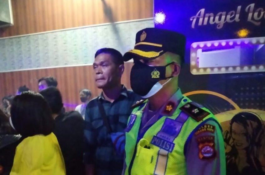 Polres Serang Kota dan Polda Banten Razia THM di Jalan Lintas Selatan