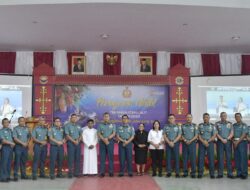 Danlantamal IX Rayakan Natal Bersama Seluruh Jajaran TNI AL