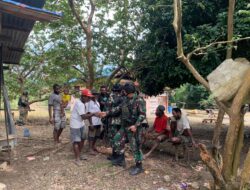 Yonif Raider 142/KJ Bangun Papua Lewat Komsos dengan Tokoh Adat