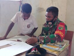 Kepedulian Satgas TMMD Kodim 1711/Boven Digoel Tingkatkan Mutu Pendidikan