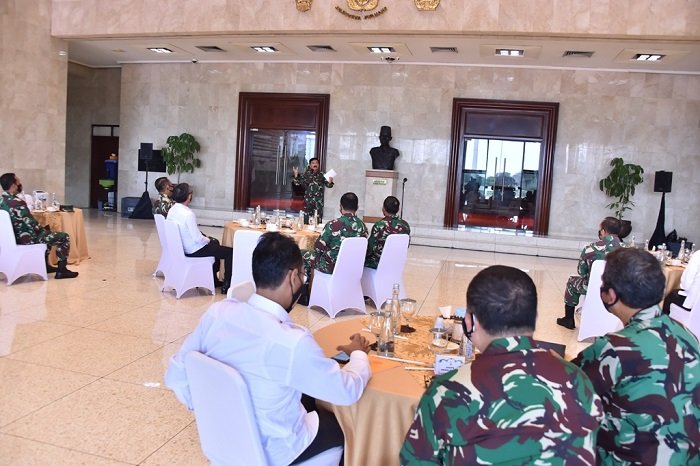 Panglima TNI Adakan Coffee Morning dengan Pimpinan BPK RI