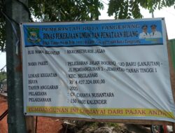 Kurangnya Rambu K3 di Proyek Pelebaran Jalan Bouraq-Lio Baru Ancam Keselamatan
