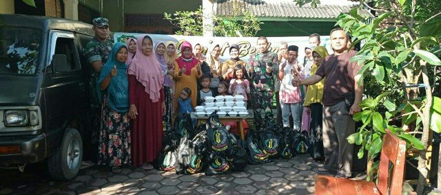 Korem 064/MY Gelar Jumat Berkah di Yayasan Ibbas Al Mujahidin