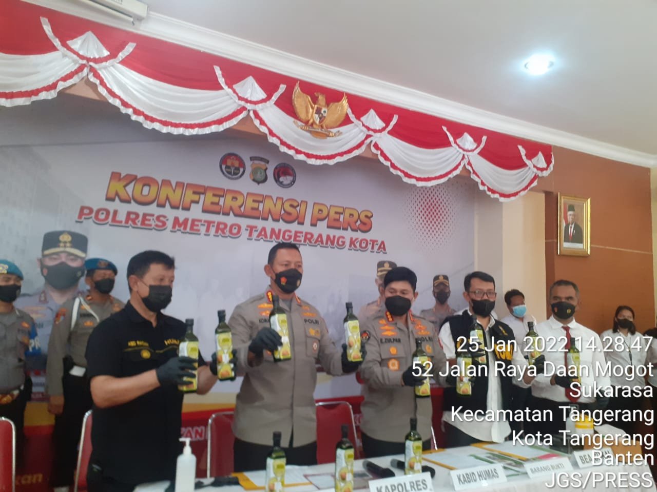 Sindikat Bahan Sabu Terbongkar oleh Reskrim Polres Metro Tangerang