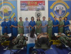Danrem 174/ATW Merauke Donorkan Darah Sambut Hari Jadi TNI Ke-77