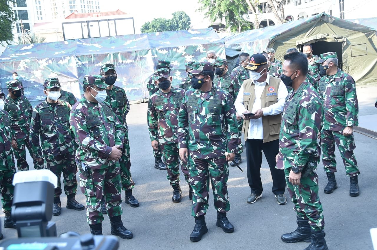 Panglima TNI Sidak Rumkitlap TNI AD AL AU di Jakarta