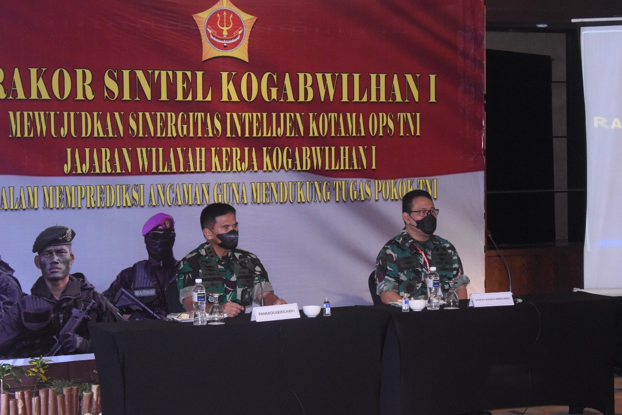 Pangkogabwilhan I Buka Rakor Intelijen Kotama Ops di Lingkungan Kogabwilhan I