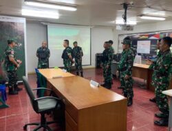 Danrem 174/ATW Kunjungi Kotis Satgas Pam Obvitnas PT Freeport