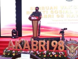 Panglima TNI Apresiasi Bhakti Sosial dan Vaksinasi Alumni Akabri 98 Nawahasta