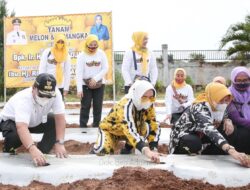 Gubernur Lampung dan Ibu Riana Taman Melon Kembangkan Wahana Eduwisata Keluarga