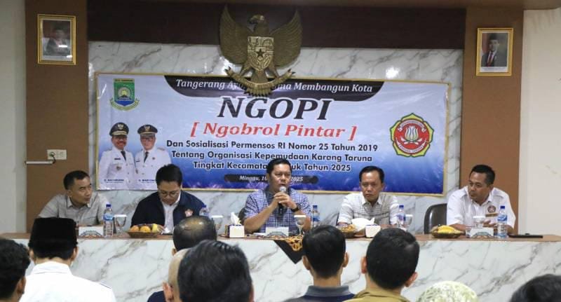 Ngopi Bareng Karang Taruna Periuk, Wagub Tangerang: Semangat dan Jiwa Besar Kunci