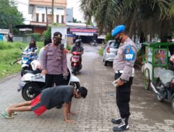 Polsek Cipocok Jaya Gelar Operasi Penegakan Prokes di Dua Lokasi