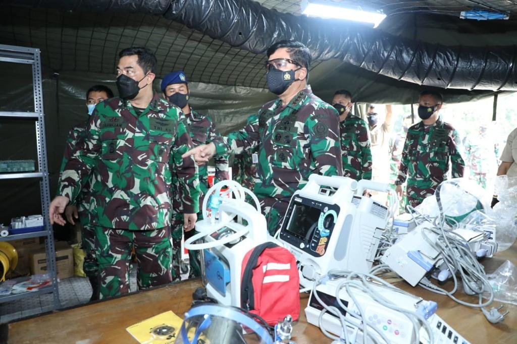 Panglima TNI Sidak ke RSAU dr. Esnawan Antar Sidak