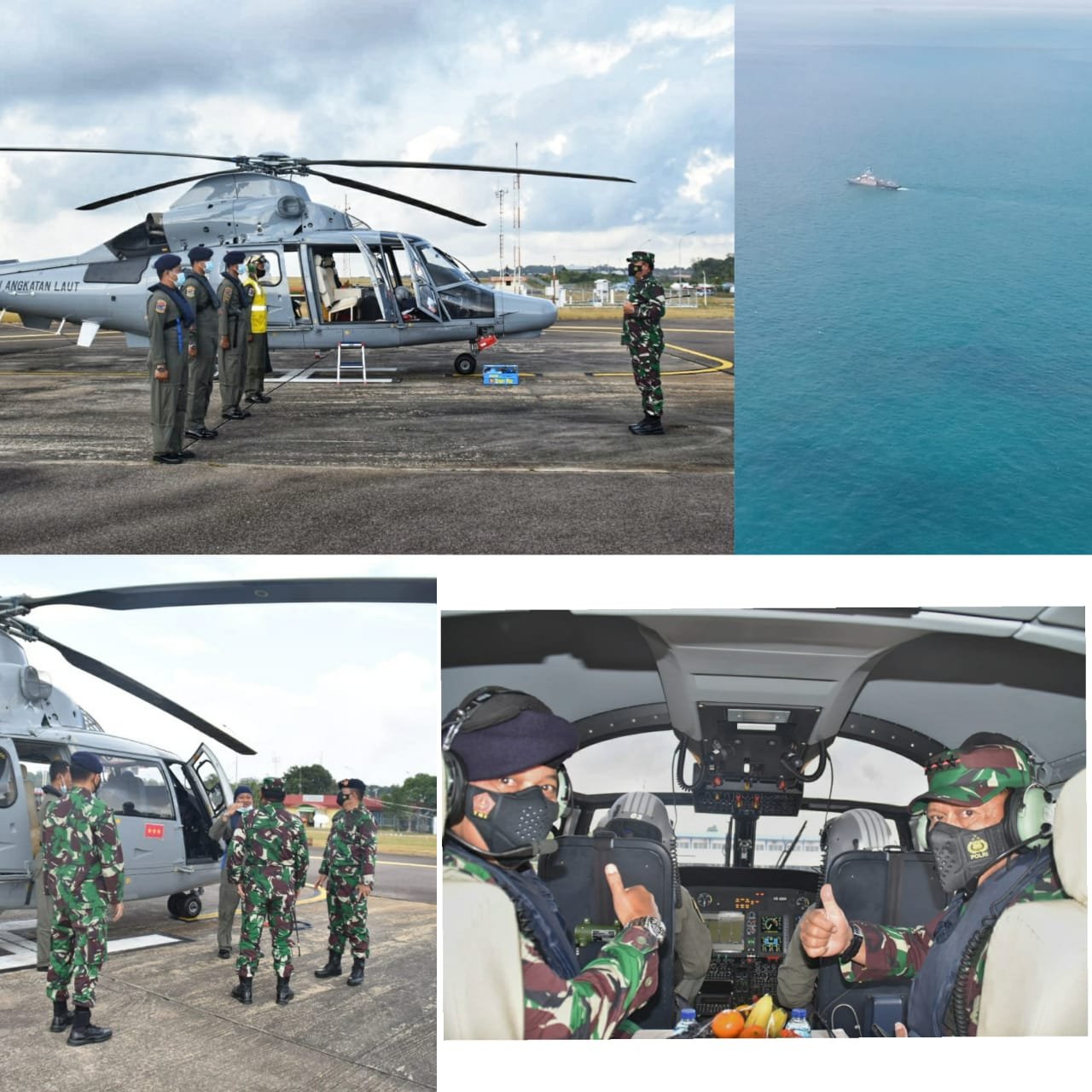 Pangkogabwilhan I Awasi Perairan Karang Singa dari Udara