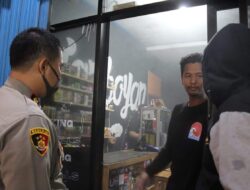 Polsek Cikande Himbau Pemilik Warnet dan Kedai Terapkan Physical Distancing