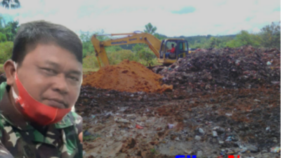 Oknum Buang Sampah Sembarangan Jual Nama Institusi, Danramil Sajra Bersuara