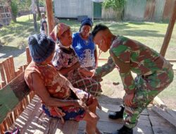 Warga Mendadak Minta Diperiksa di Pos Satgas Pamtas Yonif Raider 142/KJ