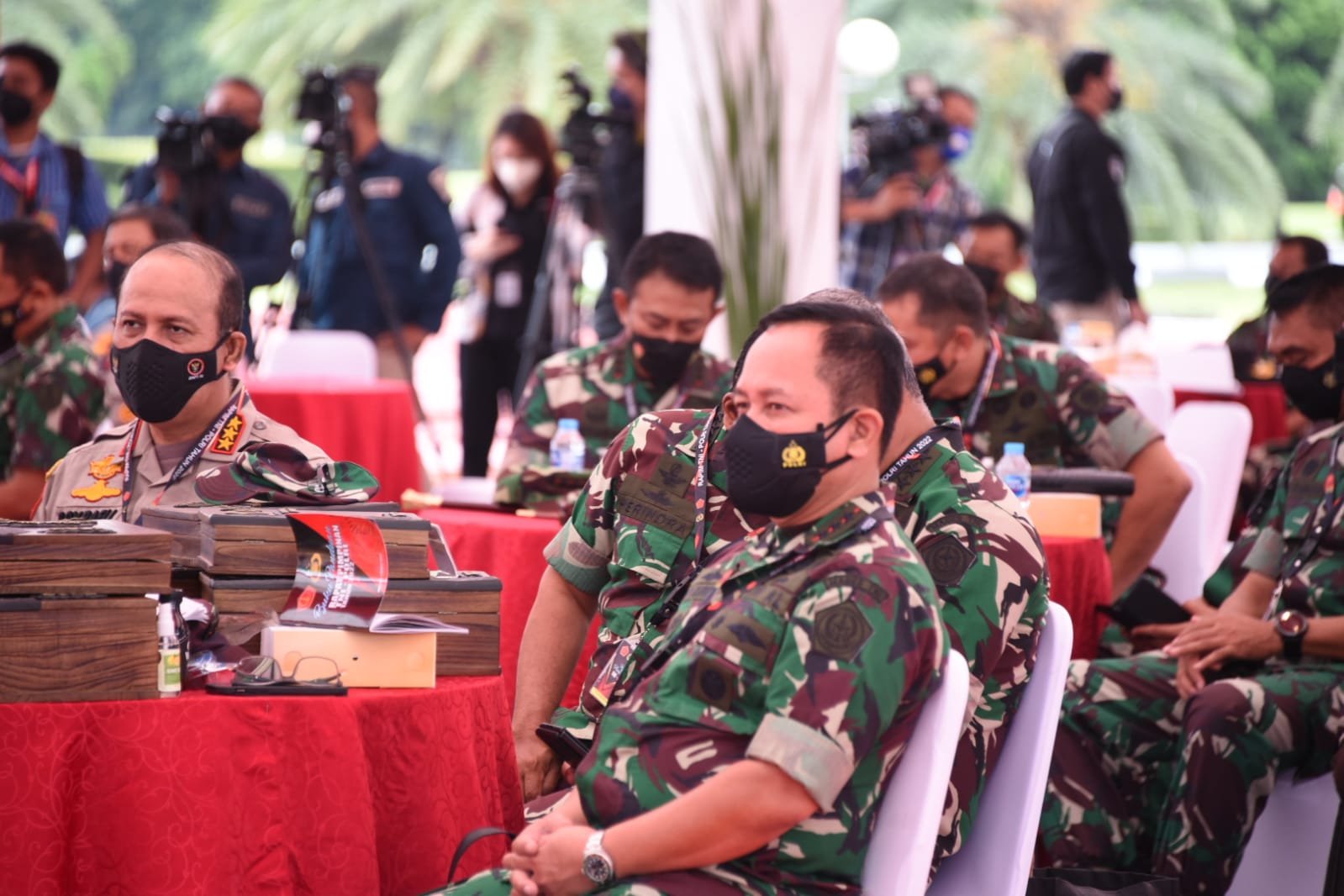 Presiden Tekankan Disiplin Nasional, Kepala Bakamla Hadiri Rapim TNI-Polri 2022