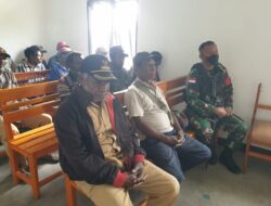 Satgas TNI Hadir di Rapat Persiapan HUT RI ke-76 Jayawijaya