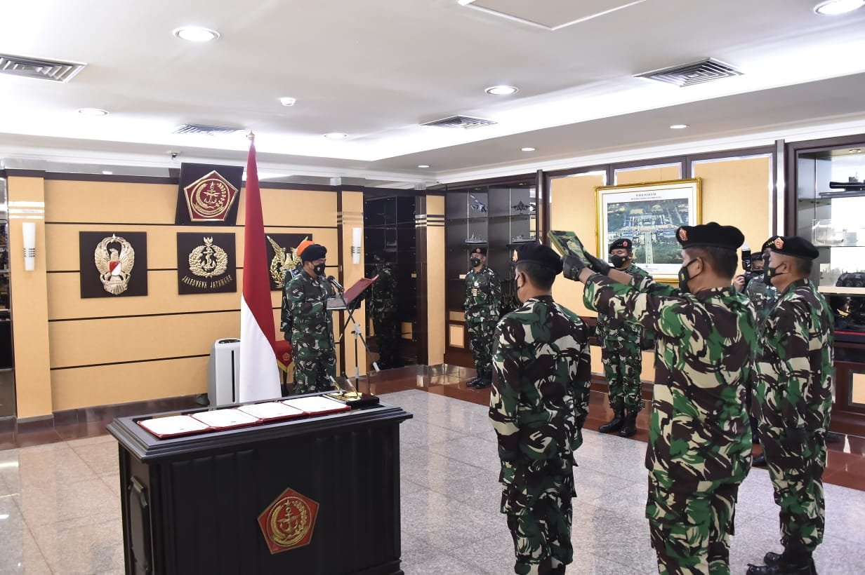 Panglima TNI Pimpin Sertijab Aspers di Mabes TNI
