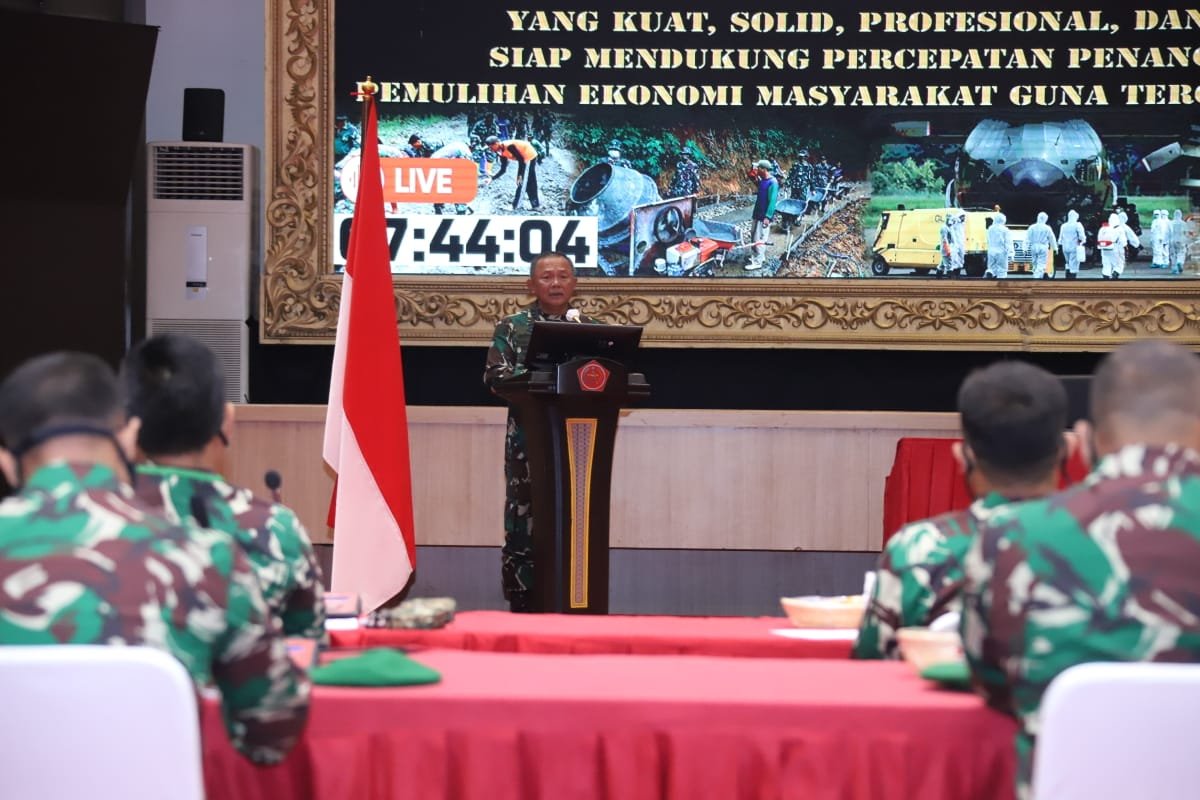 Kasum TNI Buka Rakor Ter TNI Tahun 2021